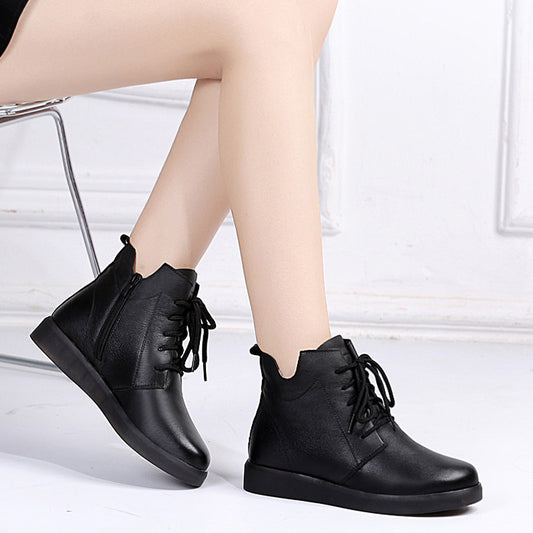 Women's Warm Booties Soft Bottom Wool Cotton Women's Shoes