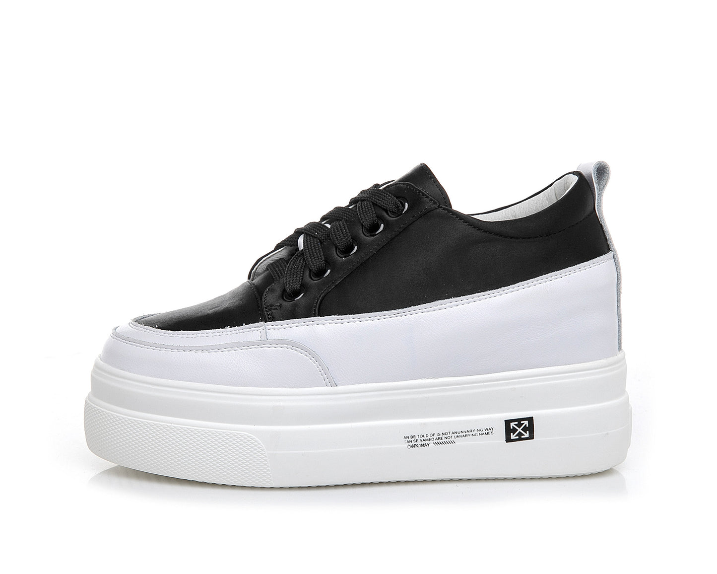 Women's White Korean Height Increasing Insole Small Size Women's Casual Shoes