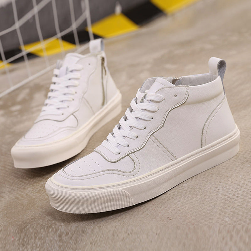 Men's Spring Korean Versatile White Trendy Pumps Sneakers