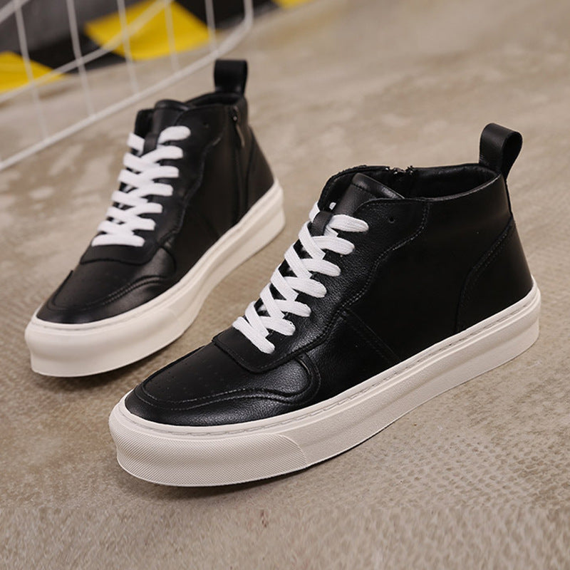 Men's Spring Korean Versatile White Trendy Pumps Sneakers