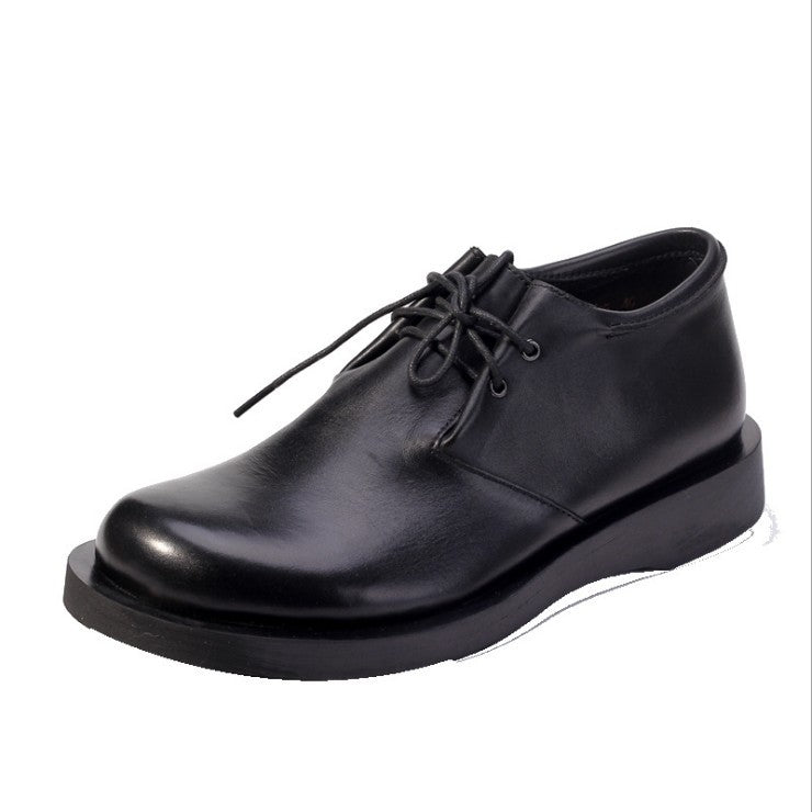 Men's Handmade Genuine British Plus Size Lace Up Men's Board Shoes