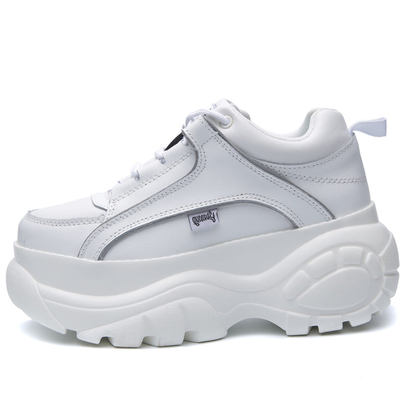 Women's Platform Caramel Milk Tea Daddy Hidden Women's Casual Shoes