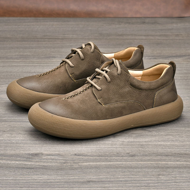 Men's First Layer Cowhide Soft Comfortable Breathable Men's Shoes
