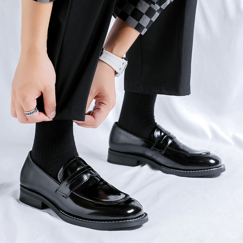 Men's Patent Slip On Outsole Slip-on Wedding Fashion Low Men's Shoes