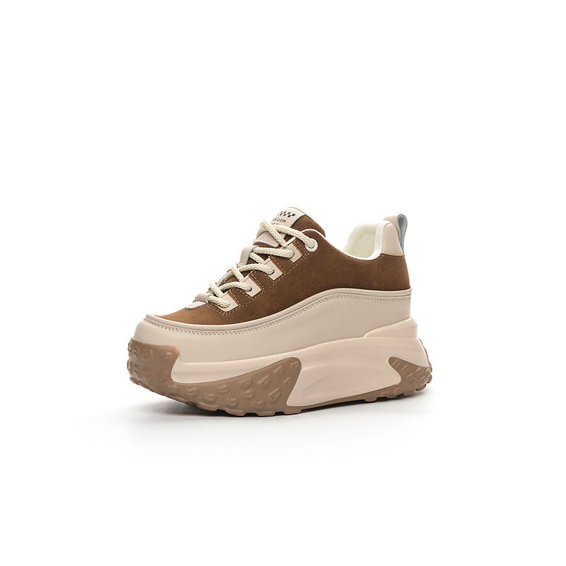 Women's Spring Wedge Hidden Daddy Muffin Platform Women's Casual Shoes