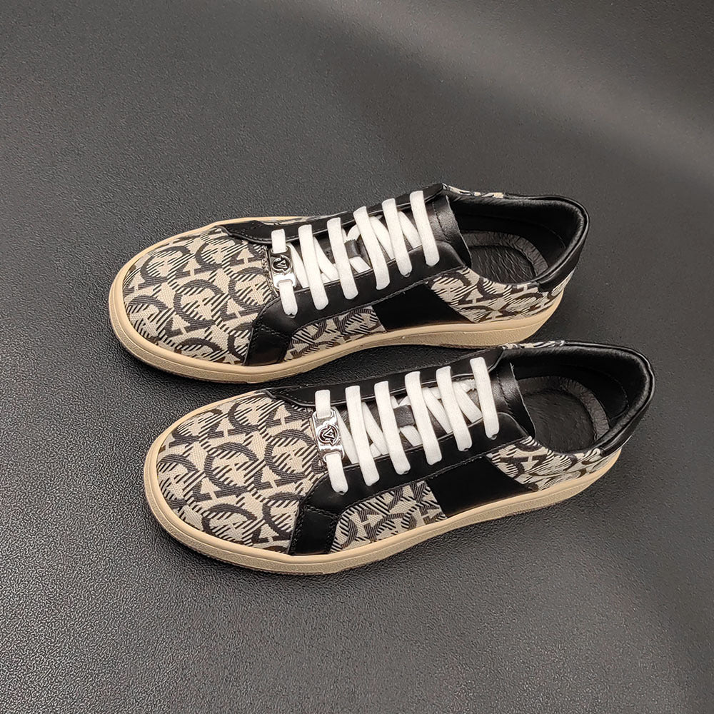Men's Fashionable Genuine Boys Trendy Light Luxury Men's Board Shoes