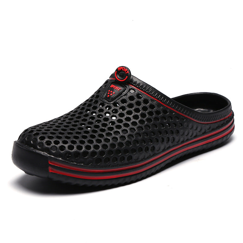 Women's & Men's Couple Hole Outdoor Leisure Slip On Sandals