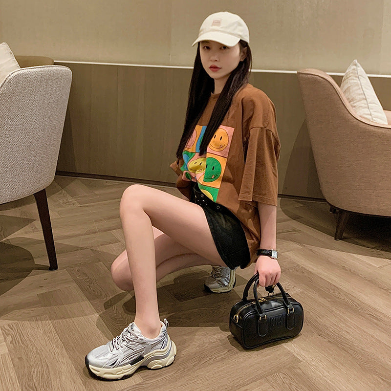 Women's Dad Summer Retro Sier Breathable Mesh Sneakers