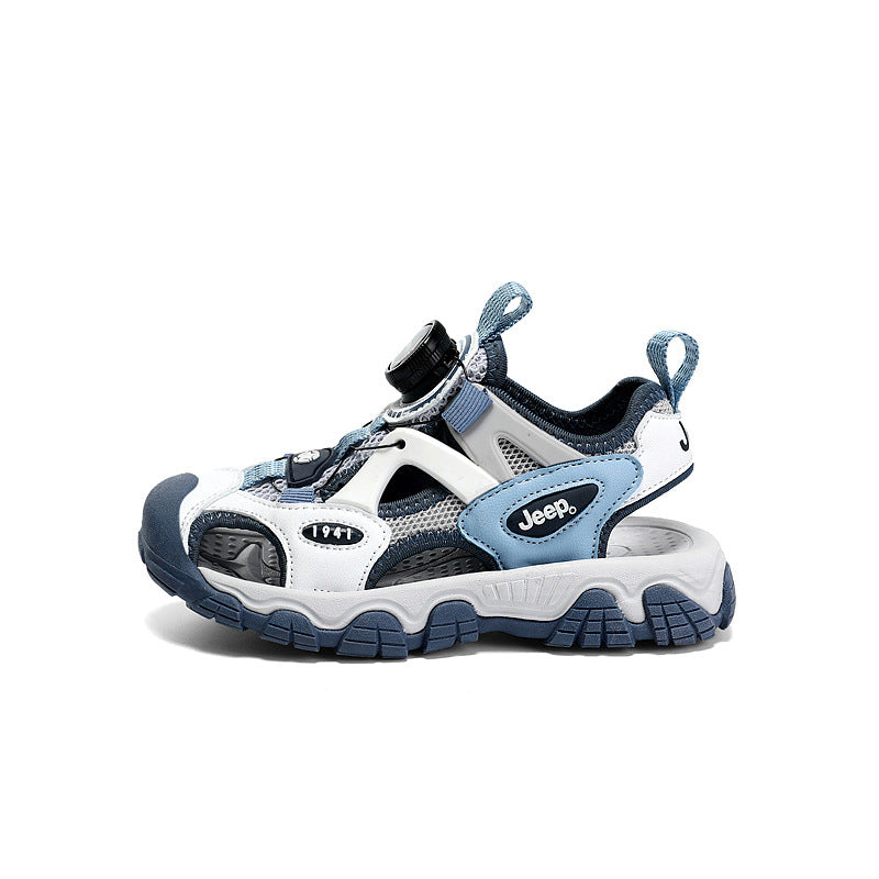 Children's Large Closed Toe Hollow Breathable Soft Sandals