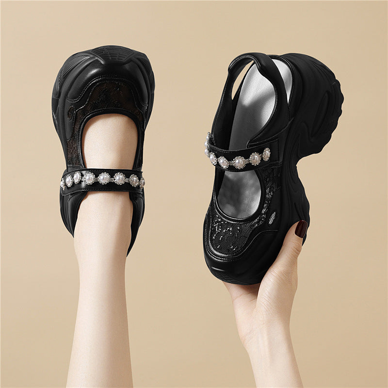 Women's Mesh Elegant Breathable Running Closed Toe Classic Women's Fashion Shoes