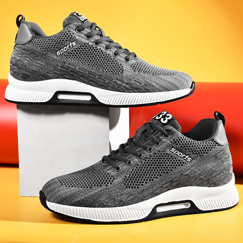 Men's Height Increasing Insole Leisure Korean Fashion Men's Sports Shoes