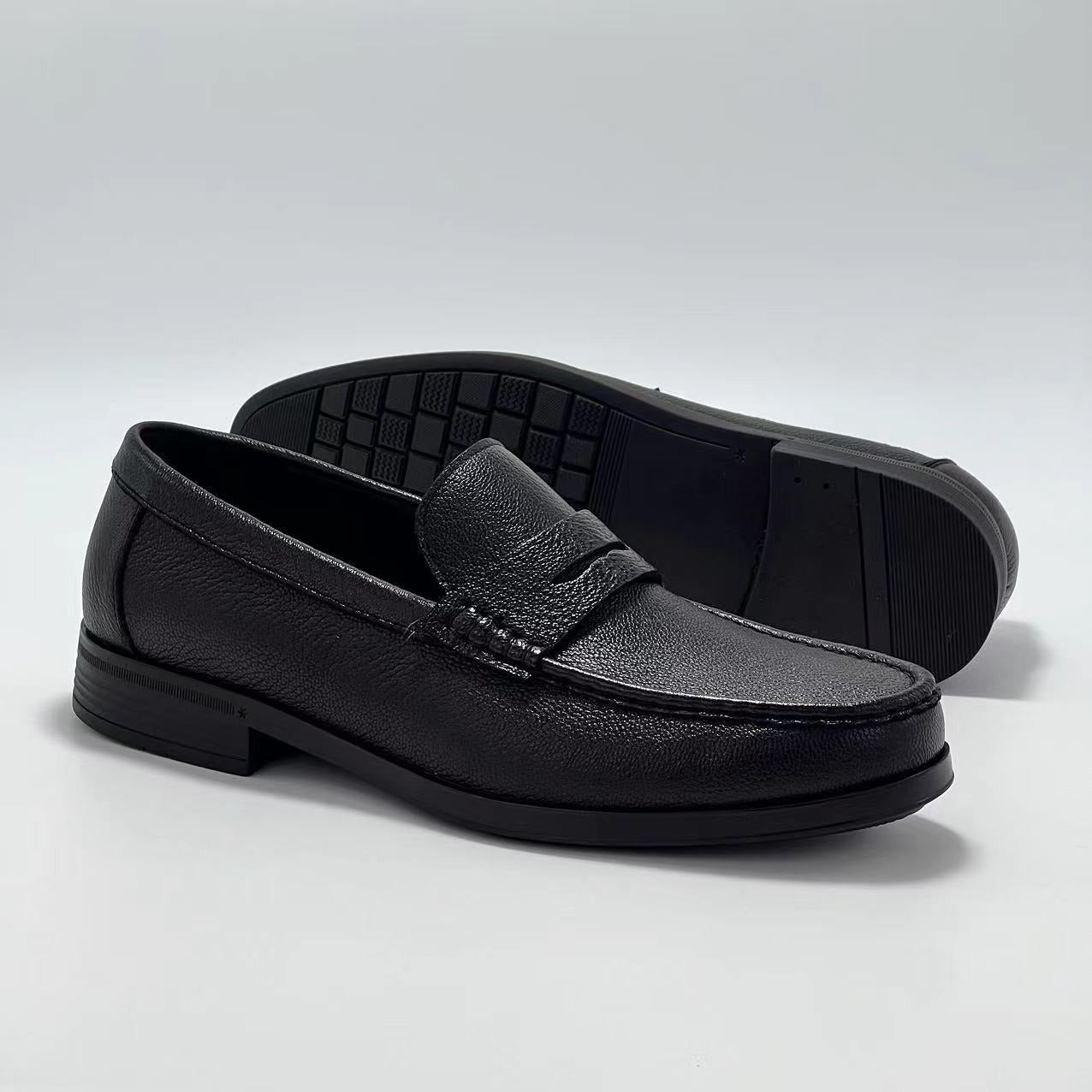 Men's Deerskin Soft Bottom Surface Slip-on One Loafers/doug Shoes