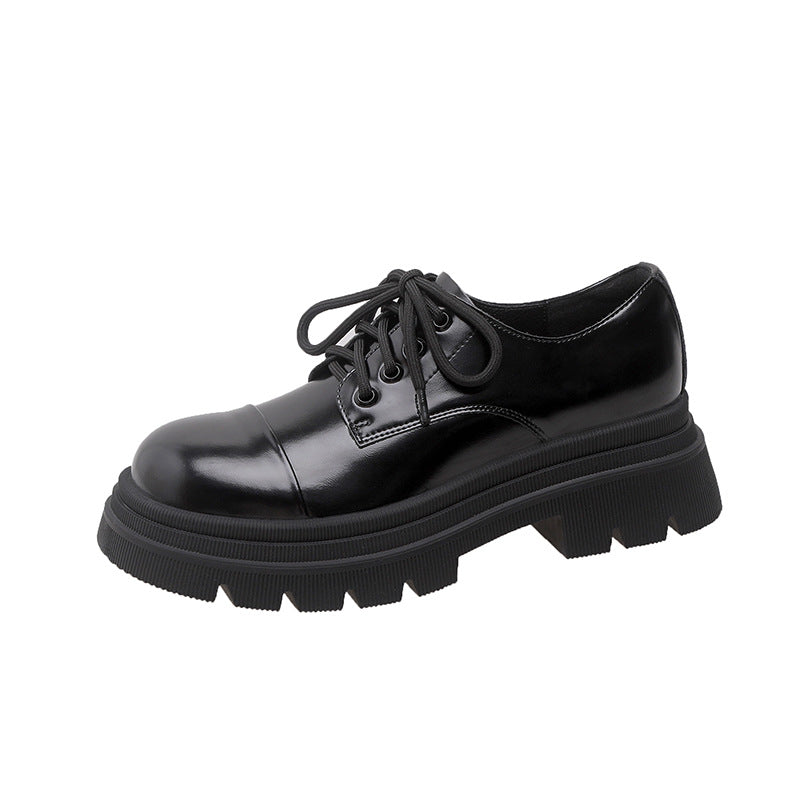 Style Female College Lace Up Platform Women's Shoes