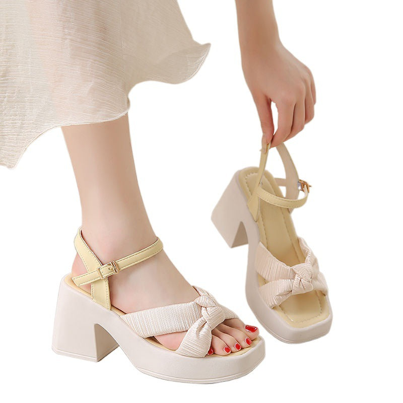 Women's Chunky Fashion Summer Trendy Fairy Style With Sandals