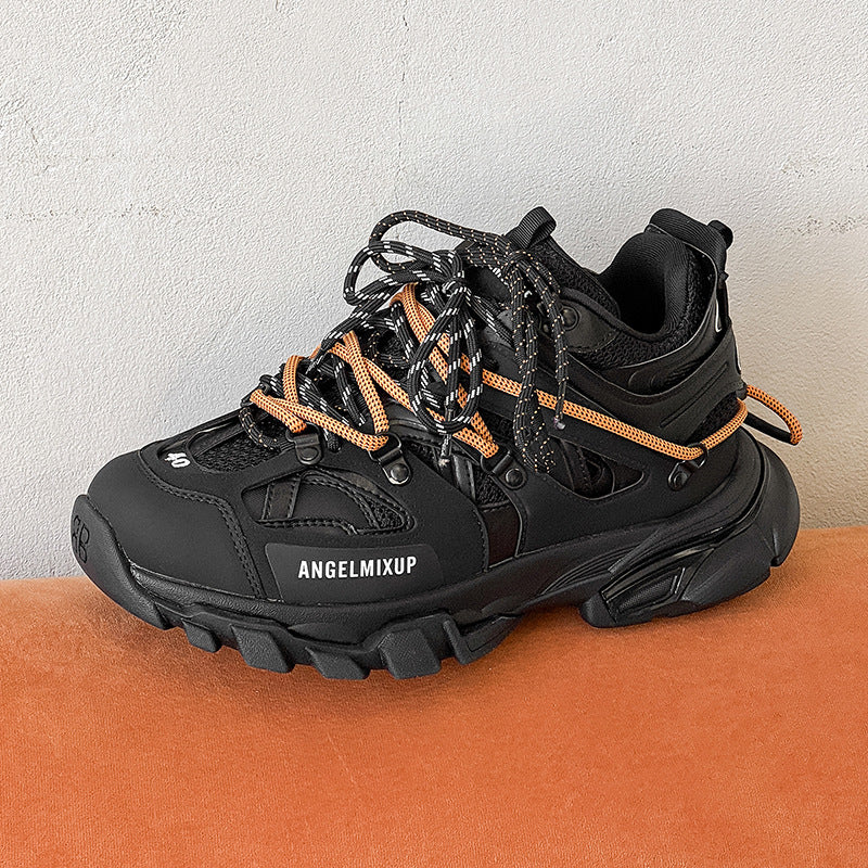 Men's Invisible Height Increasing Dad Surrounding Strap Platform Men's Casual Shoes