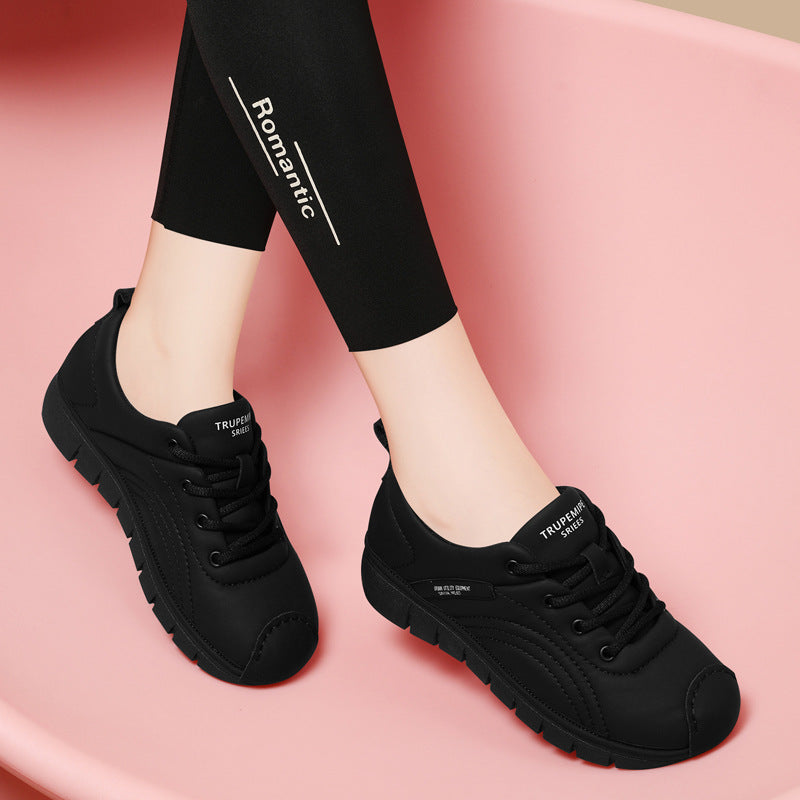 Women's Soft Bottom Surface Bread Comfortable Flat Women's Casual Shoes