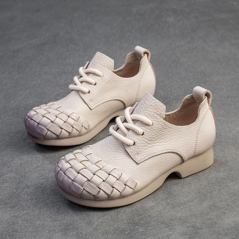 Women's Shu Autumn First Layer Cowhide Comfortable Men's Shoes