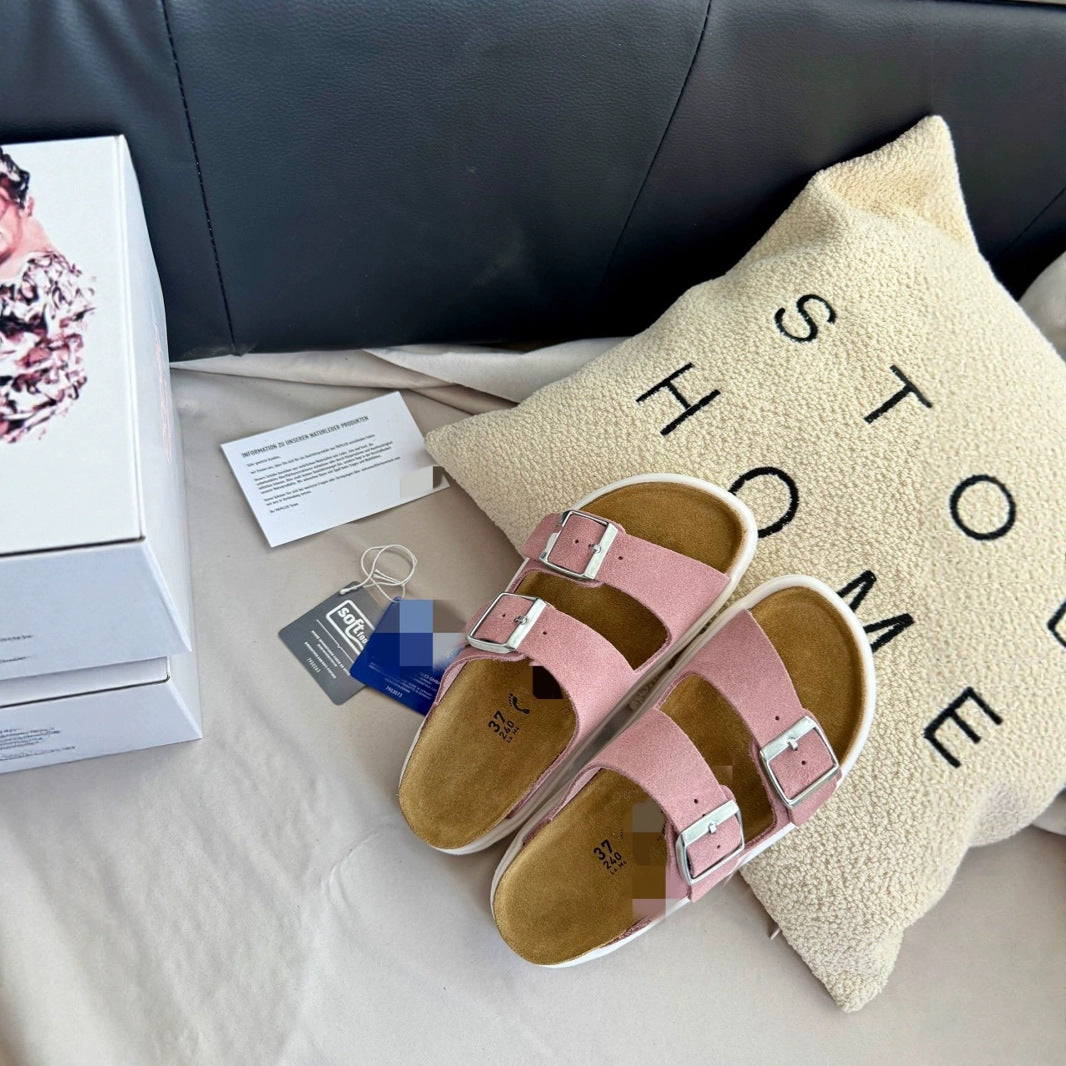 Women's Platform Summer Wear Fairy Large Size Flat Slippers