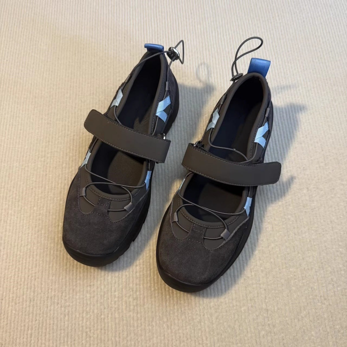 Women's Niche Design Mechanical Style Sports Ballet Thick Bottom Shallow Mouth Women's Fashion Shoes