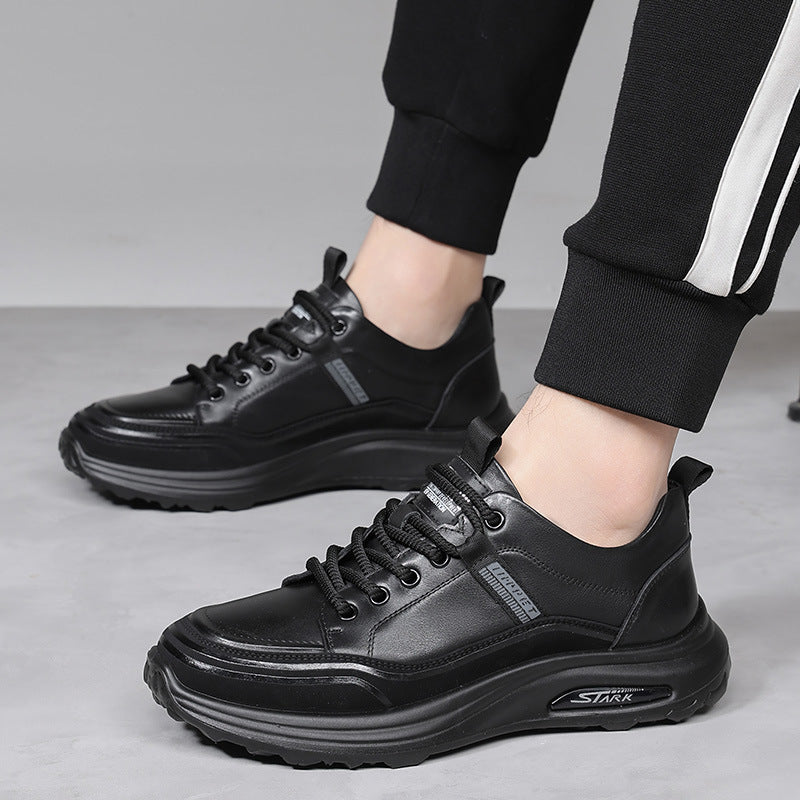 Men's First Layer Calf Autumn Genuine Lightweight Sneakers