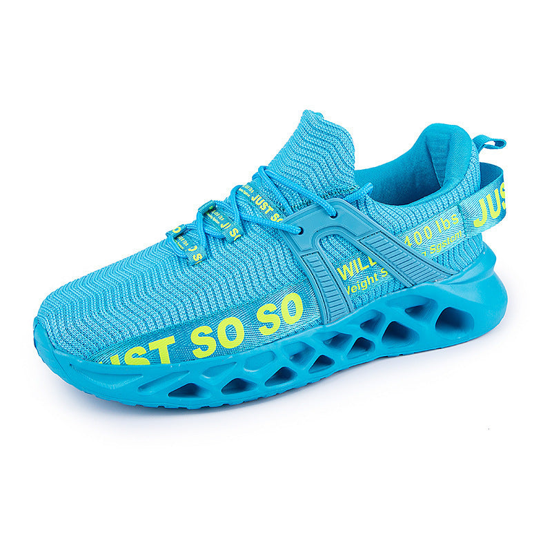 Women's & Men's Size Blade Breathable Sports Shock Absorption Sneakers