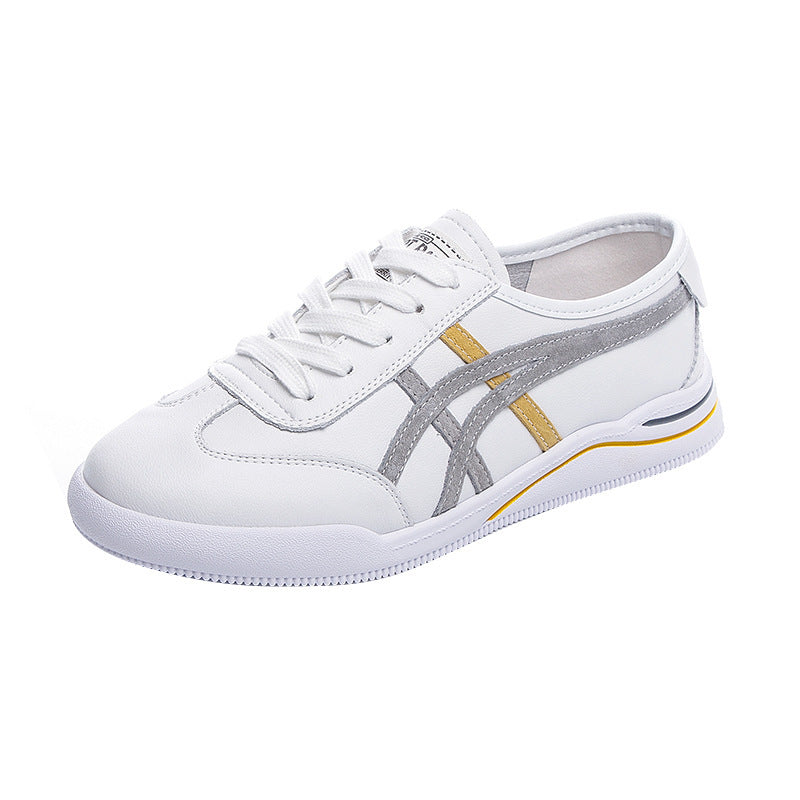 Women's Plus Size Genuine Flat White Autumn Women's Casual Shoes