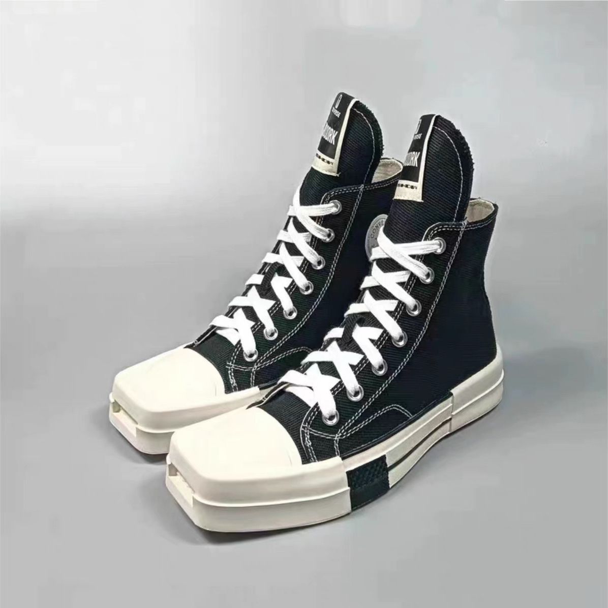 Classic Preppy Style Square Toe Couple Sneakers