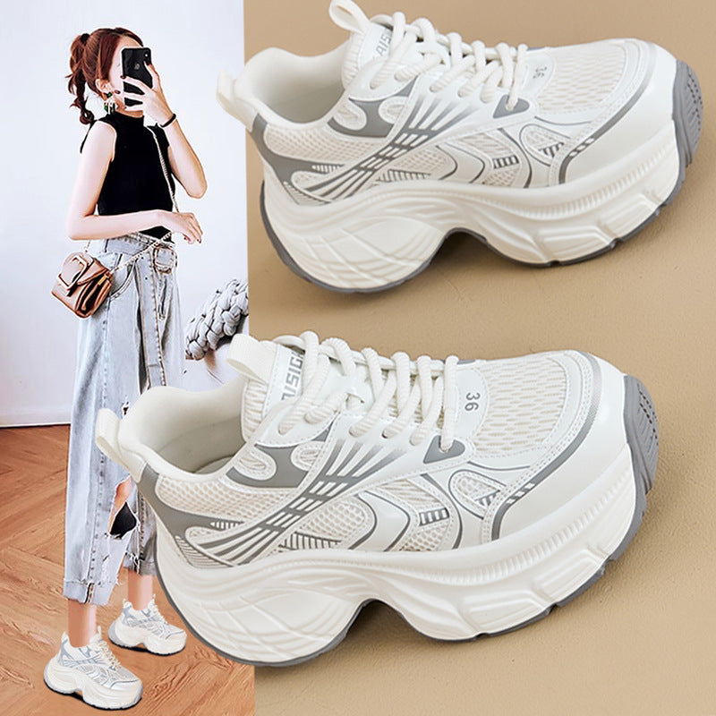 Women's Heightened Daddy Small Muffin Autumn Platform Women's Casual Shoes