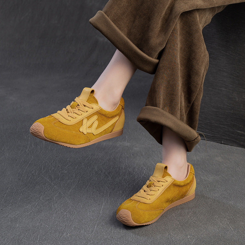 Women's Handmade Versatile Design Niche Pumps Color Matching Men's Shoes