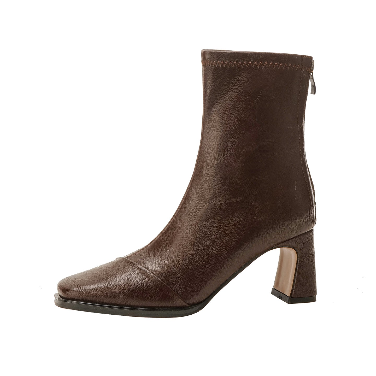 Women's Retro Chelsea Booties High Back Zipper Boots