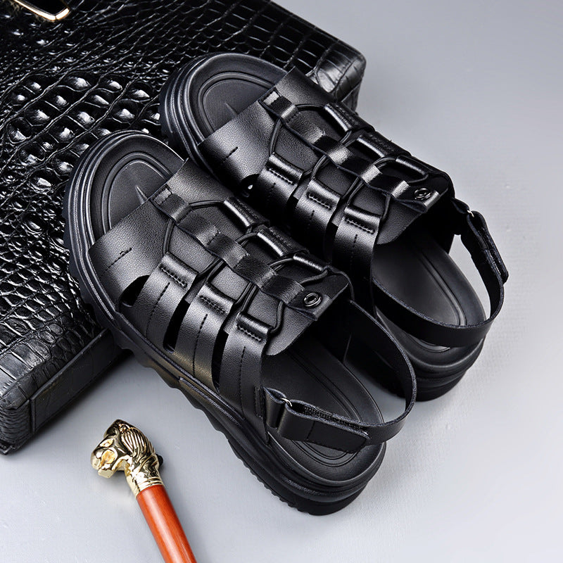 Men's Summer Fashion Trendy Soft Bottom Open Men's Shoes