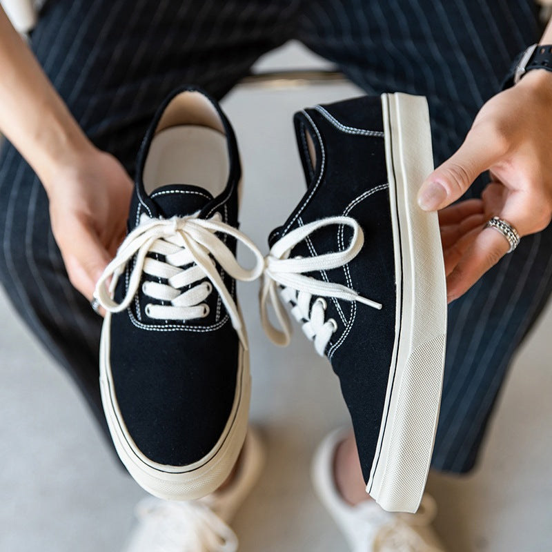 Men's Old Summer Cloth Flat Fashion Men's Canvas Shoes