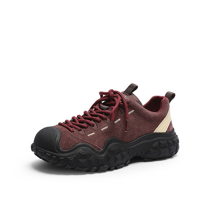 Women's Outdoor Mountaineering Platform Heightened Daddy Autumn Ugly Cute Big Women's Casual Shoes