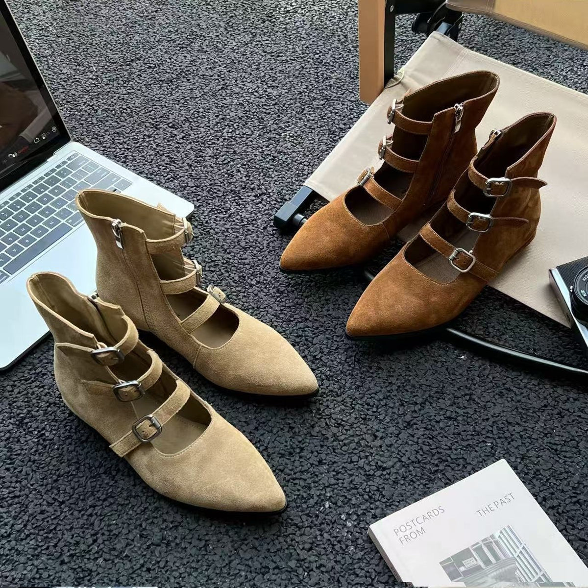 Women's Sheepskin Version Increased Nomadic Style Three Boots