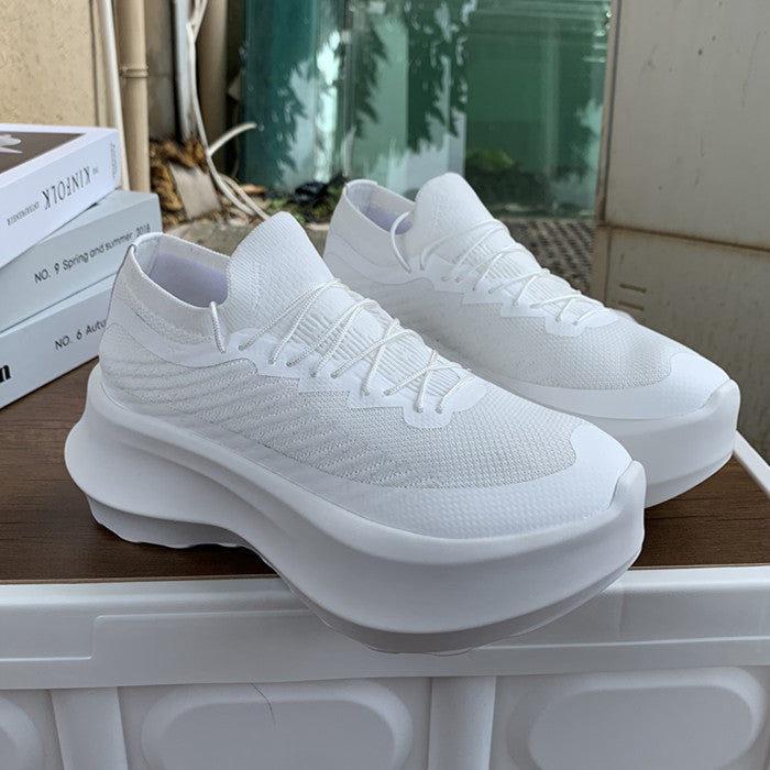 Women's Small Woven Dad Summer Thick Bottom Breathable Muffin Women's Sports Shoes