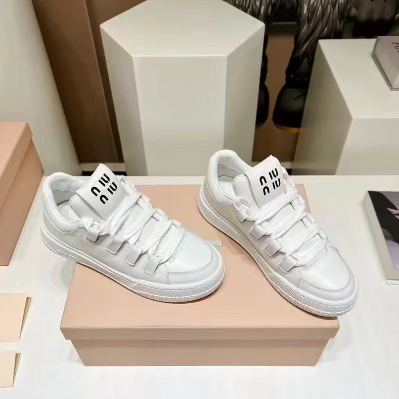 Women's High Version White Early Spring Board Versatile Women's Casual Shoes