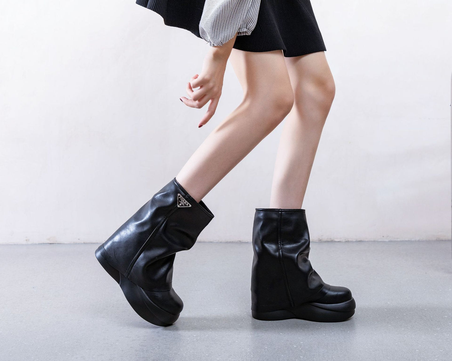 Women's Winter Muffin Thick-soled Small Fried Street Boots