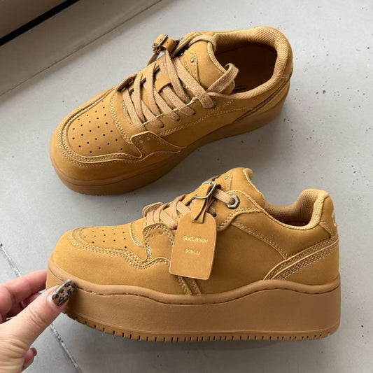 Fan Sports Thick Bottom Increased Female Casual Shoes