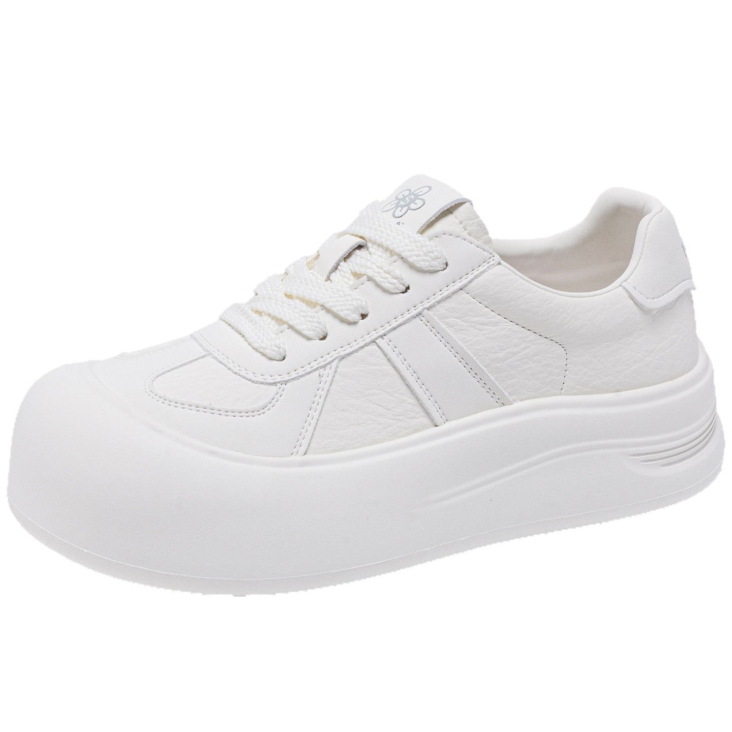 Women's White Spring Ugly Cute Big Toe Sneakers
