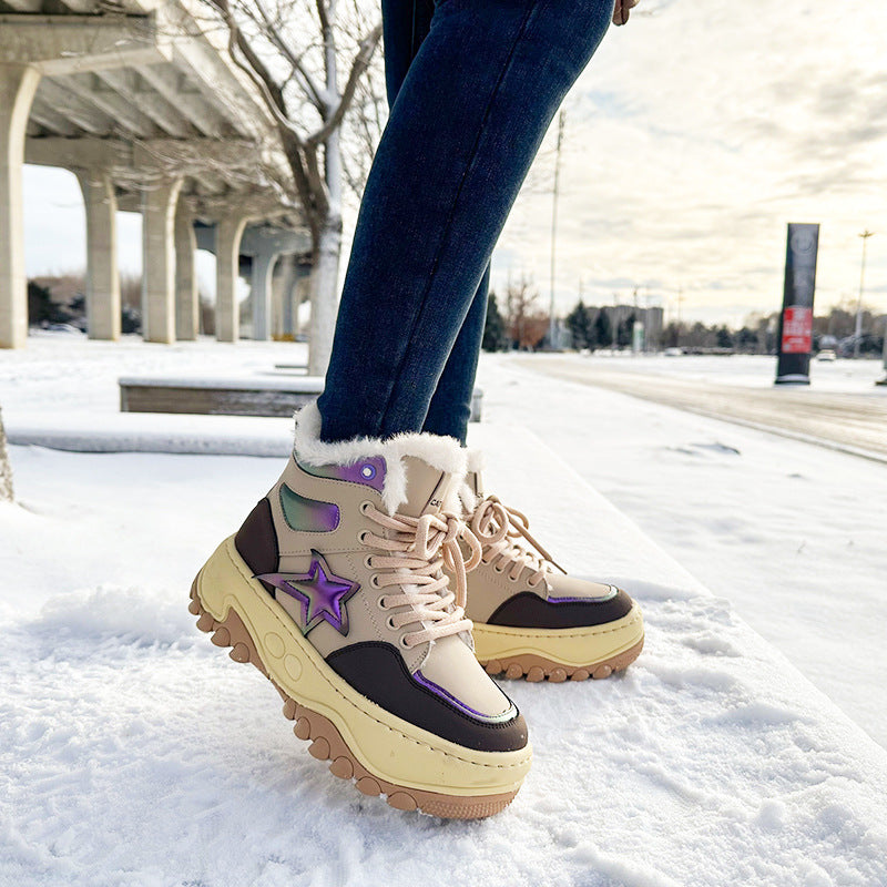 Women's Genuine Winter Thick Fleece Thermal Plus Snow Boots