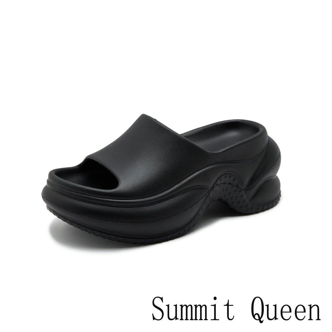 Women's Thick-soled Solid Color High-rise Wedge Sandals