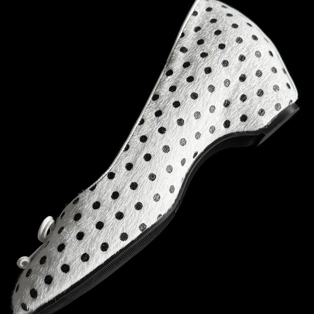 Dot Height Increasing Insole Mary Jane Female Vintage Bow Slip-on Women's Casual Shoes