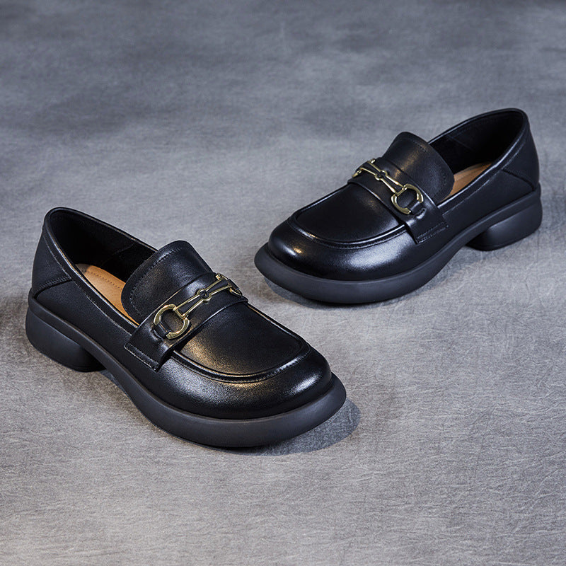 Women's Soft Autumn Bottom Round Head Slip-on Casual Shoes