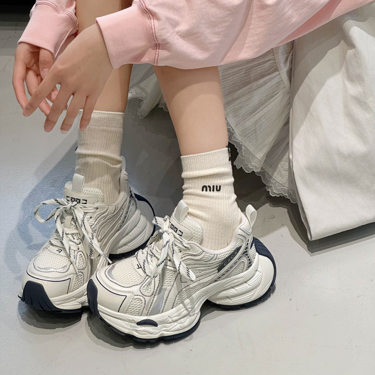 Women's Bottom Super Hot Dad Early Spring Style Women's Sports Shoes