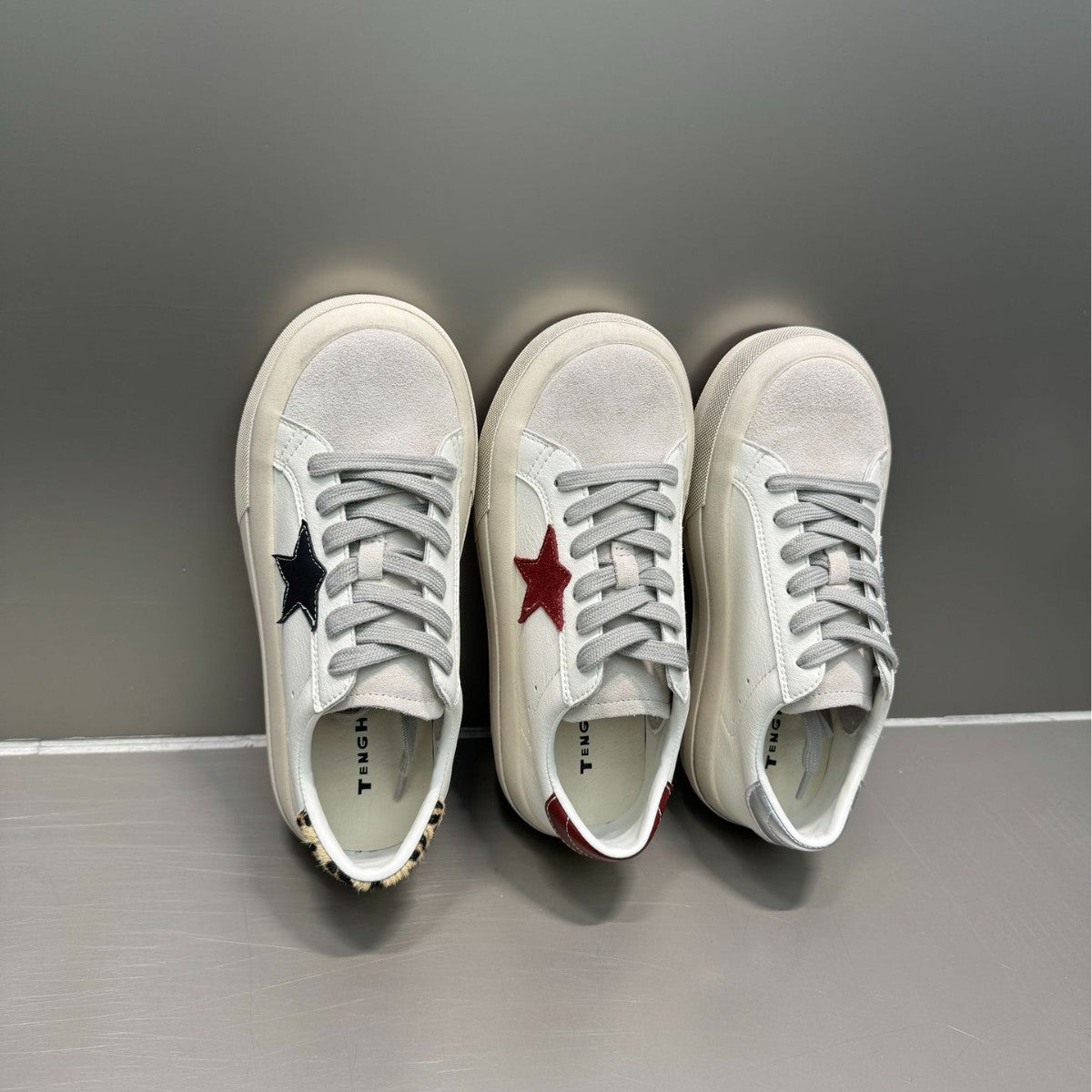 Women's Genuine Thick Bottom Star Spring Board Women's Sports Shoes