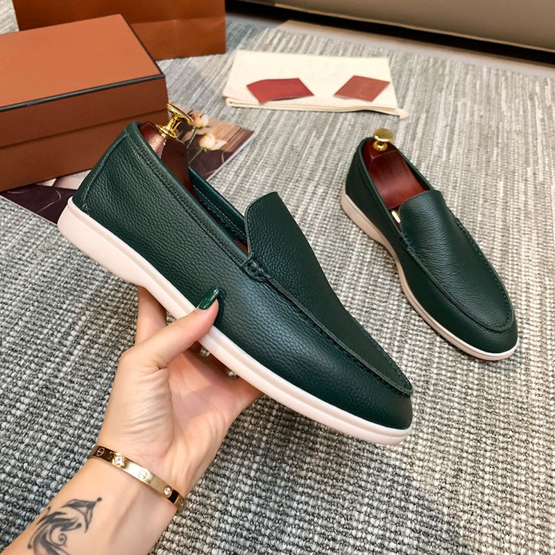 Men's Authentic Slip-on British Comfortable Flat Lovers Original Loafers/doug Shoes