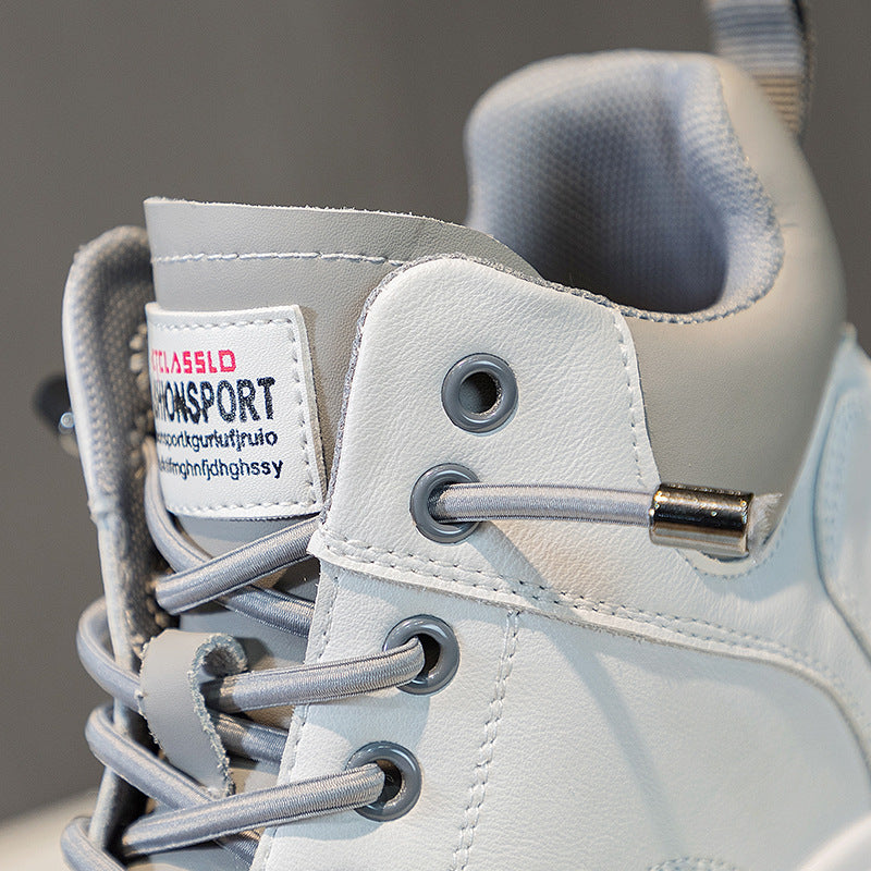 Flat Bottom Soft Surface Skinny White Casual Shoes