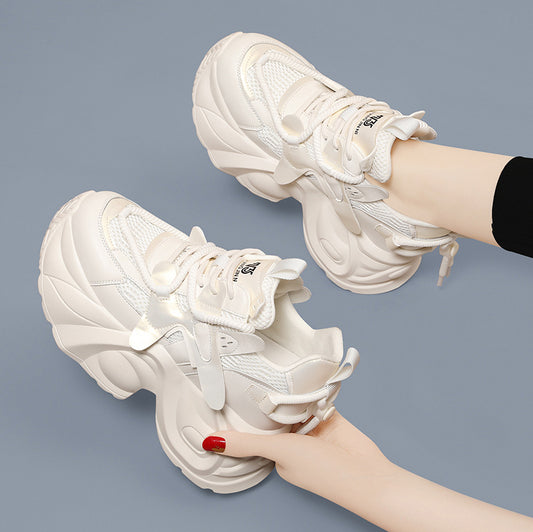 Women's Sports Dad Leisure Thick Bottom Height Increasing Sneakers