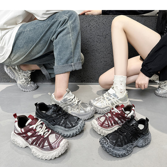 Women's Platform Dad Spring Couple Korean Style Women's Sports Shoes