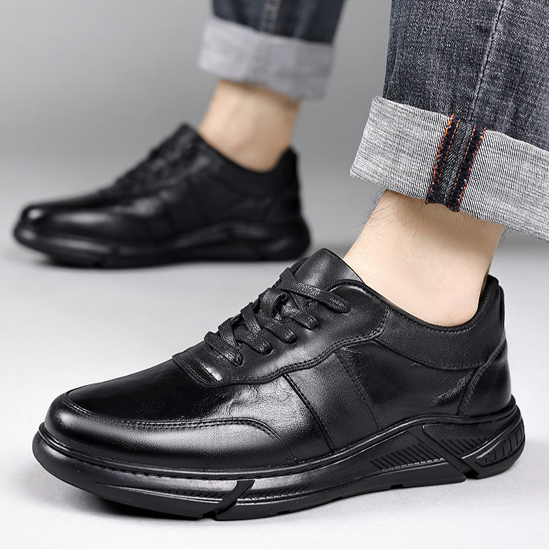 Men's Genuine Sports Top Layer Cowhide Hand Men's Shoes